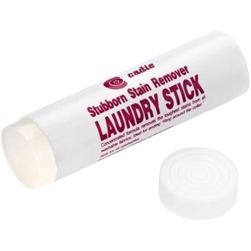 Laundry Stain Remover Stick – Pre Wash Spot Cleaner for Fabric Clothing on Cotton, Wool, Synthetics - Easy Removal of Grease, Blood, Coffee, Ink, Lipstick, Wine, Grass Soil | Clean On-The-Go by Cadie 2 Pack