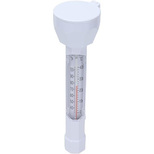 Water Thermometer, Pond Thermometer Portable Light in Weight Small in Size with Lanyard for Swimming Pools Saunas for SPAs Hot Springs