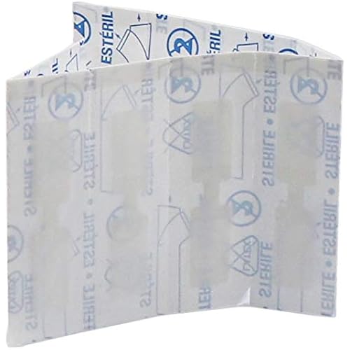 Healthstar Butterfly Closure Bandages, Medium, Sterile, Latex-Free Box of 100 | Individually Wrapped for Small Cuts and Wounds 1 34 Inch x 38 Inch
