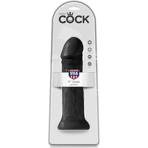 Pipedream Products King Cock, Black, 11 Inch