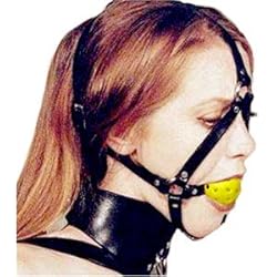 Dungeonnet Bondage Gag with Yellow Ball
