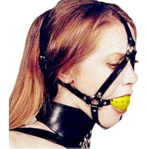 Dungeonnet Bondage Gag with Yellow Ball