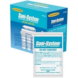 Pro Products SS96RO Sani System 0.25 fl oz packets; Reverse Osmosis Unit Sanitizer 96case