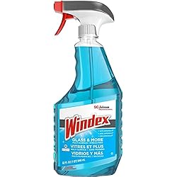 Windex, SJN695237, Glass Cleaner with Ammonia-D - Capped with Trigger, 1 Each, Blue