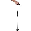 Tgoon Crutch, Aluminum Alloy Reduce Walking Pressure Walking Stick Stable for Night Walk