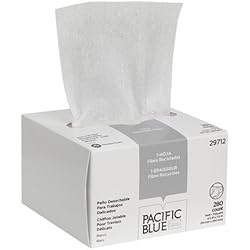 Accuwipe Eyeglass Wiping Cloth, 4.5"x7.9",White, Sold as 1 Box, 280 Each per Box