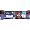 LUNA PROTEIN - Gluten Free Protein Bars - Chocolate Chip Cookie Dough - 8g of protein - Non-GMO - Plant-Based Wholesome Snacking - On the Go Snacks 1.59 Ounce Snack Bars, 12 Count