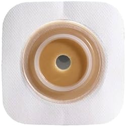 Convatec Sur-fit Natura Stomahesive Flexible Skin Barrier 5" X 5" 2 14" Flange 57mm - Model 125265 - Box of 10