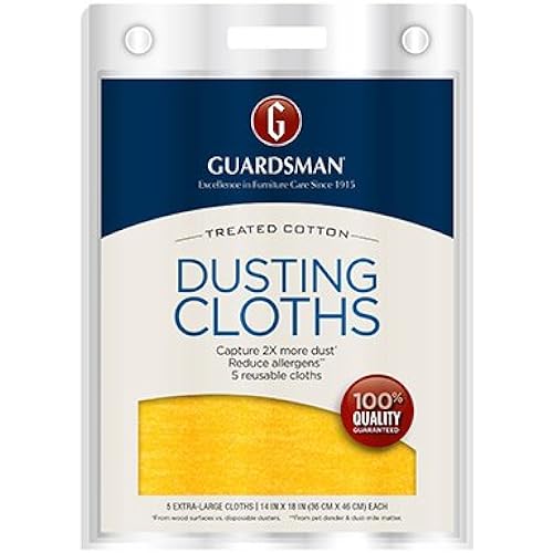 Guardsman 462700 Ultimate Cotton Dusting Cloth44; 5 Pack