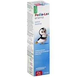 Pedia-Lax Saline Laxative Enema for Ages 2 to 11 Years Old