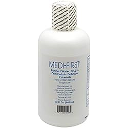 Medi-First Eye Wash Solution 32 Ounce Squeeze Bottle, 21526 - Sold by: Pack of ONE