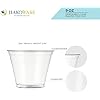 200 Count - 9 oz] Harvest Pack Clear Plastic Cups, PET Crystal TO-GO Disposable 9oz Plastic Cups