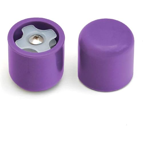 Top Glides Extra Durable Walker Caps for 1-18" Walkers One Pair - Purple