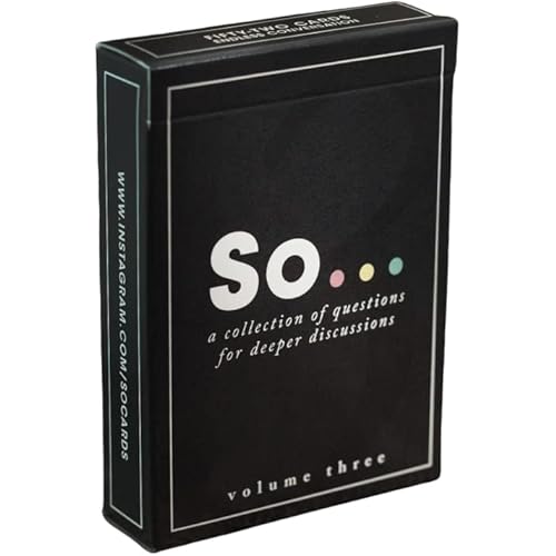 So Cards Questions for Deeper Conversations – Made for Parties, Dinners, and Travel Volume Three