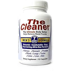 The Cleaner 7Day Men's Formula Ultimate Body Detox 52 Capsules