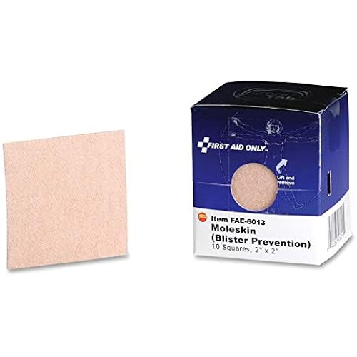 First Aid Only Pac-Kit Moleskin Blister Prevention, 10 Count