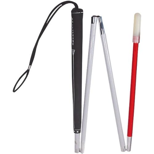 52 Inch Folding Walking Cane for The Blind with Pencil Tip
