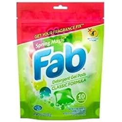 Fab Detergent Gel Pods 4 Pack