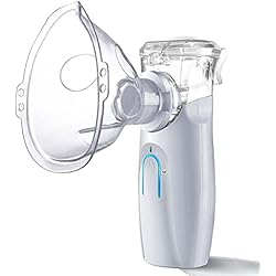 Handheld Nebulizer Steam Inhalers, MAYLUCK Mini Nebulizer Portable Nebulizer for Kids, Steam Inhaler Vaporizer Two Working Modes for Better Atomization