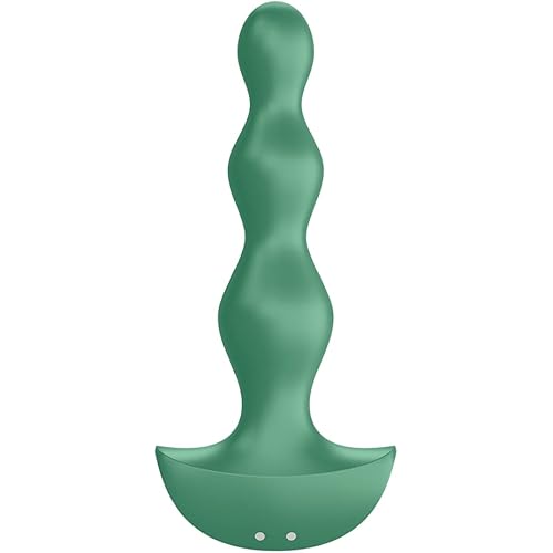 Satisfyer Lolli-Plug 2 Anal Vibrator - Vibrating Anal Plug, Round Shaped Beads with Increasing Diameter and Wide Base - Suitable for Beginners, Waterproof, Rechargeable Green