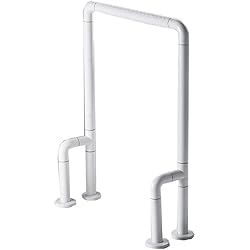 TenNuoDa Grab Bar Bathroom Safety Hand Rail Stainless Steel Floor for The Elderly Disabled Toilets Safe and Unobstructed Support Handrails Household Items Color: Yellow for Bath Shower Toilet
