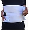 Alpha Medical Stoma Support Ostomy Hernia Belt for Colostomy Bag Abdominal Binder with Stoma Opening. L0625 Large Length ; 6" Wide