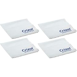 Crizal Lens Cleaning Cloth 4 Pack Wipes Micro Fiber Cleaning Cloth in Own Carry Case. for Crizal Anti Reflective Lenses|#1 Best Microfiber Cloth for Cleaning Crizal and All Anti Reflective Lenses