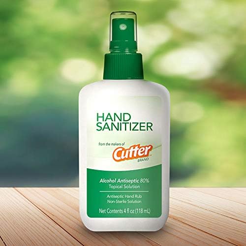 Cutter HG-96936 Hand Sanitizer, 4 Ounces, Non-Sterile Antiseptic Solution