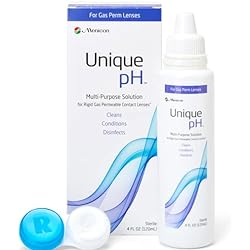 Menicon Unique pH Multi-Purpose Solution 4 fl oz 120ml RGP Lens Case
