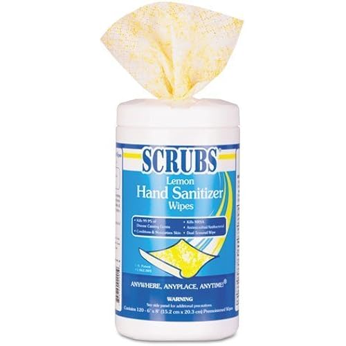 ITW92991 - Scrubs Lemon Hand Sanitizer Wipes by S.C.R.U.B.S