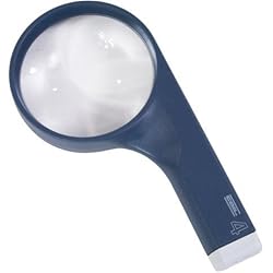 MAGNIFYING AIDS 4X Coil Hand Magnifier 3.25 Inch Lens