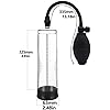 Male Portable Increase Size Suction Vacuum Rod Transparent Pump Enlargement Pump for Men BAWV5
