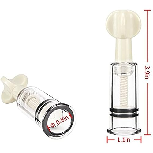 Angel Kiss 2pcsSet Twist Up Manual Vacuum Natural Nipple Correction Cup for Flat and Inverted Nipples for Proper Latch-on New Borns