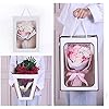 Flower Bouquet Gift Bags with Transparent Window 10Pcs Floral Presents Packing Bags with Handles Florist Bouquet Tote Paper Bags for Mothers Day Wedding Party Anniversary Bridal Shower Housewarming