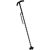 Tgoon Crutch, Aluminum Alloy Reduce Walking Pressure Walking Stick Stable for Night Walk