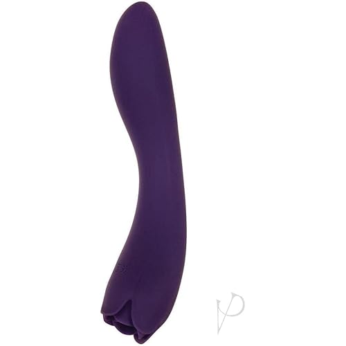 Evolved Love Is Back - Thorny Rose Rechargeable Silicone Dual-End Vibrator - Purple