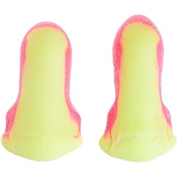 Howard Leight by Honeywell Laser Lite High Visibility Disposable Foam Earplugs, PinkYellow , 200-Pairs LL-1 - 3301105