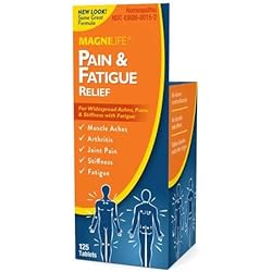 MagniLife Pain and Fatigue Relief, Fast-Acting Relief for Fibromyalgia, Arthritis, and Muscle Aches - 125 Quick Dissolve Tablets