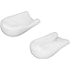 Silicone Heel Pad Invisibility Silicone Heel Pad White Cushion Height Increasing Heel Protector Pad Keep Comfortable Cool Silicone Heel Cups