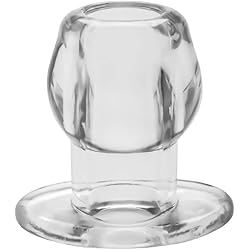 Perfect Fit Tunnel Plug, Hollow Butt Plug, PFBlend, TPRSilicone, Three Sizes, Use for Anal Training, Clear, X-Large 726270