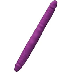 Colours - Double Pleasures - 12 Inch Silicone Double Dong Purple