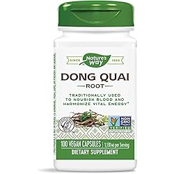 Nature's Way Dong Quai 1130 mg per Serving, 100 Capsules Pack of 2
