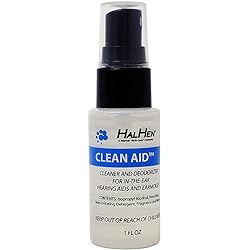 Hal-Hen Clean Aid 1 oz Hearing Aid Cleaner