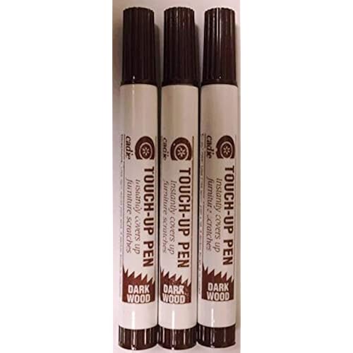 Touch-Up Pen Dark Wood,Repair Kit Markers,Instantly Covers Up Furniture Scratches,By Cadie 3 Pack