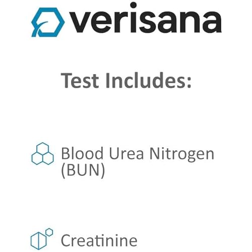 Kidney Function Test – Check Your Kidney Health – at Home Test kit – CLIA Certified Laboratory Analysis – Verisana