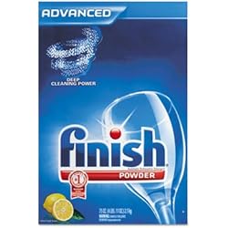 Finish Powder Dishwasher Detergent, Lemon Fresh Scent, 75 OuncePack of 1