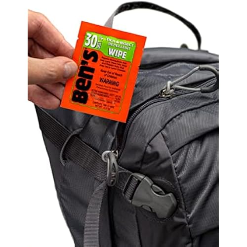 Ben's 30 Wipes, Travel Pack, Orange, 0006-7087