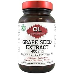 Olympian Labs Grape Seed Extract, 100 Caps, 400Mg Multi-Pack