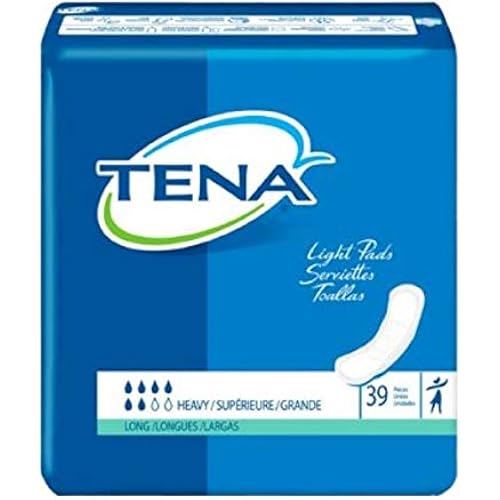 TENA Heavy Absorbency Long Pad [Bag of 39]