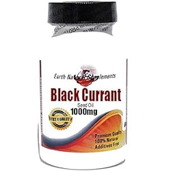 Black Currant Seed Oil 1000mg 90 Caps 100% Natural - by EarhNaturalSupplements
